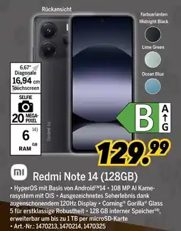 MEDIMAX Xiaomi redmi note 14 (128gb) Angebot