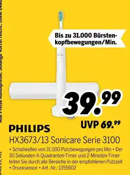 MEDIMAX Philips hx3673/13 sonicare serie 3100 Angebot