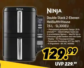 MEDIMAX Ninja double stack 2-ebenen heißluftfritteuse Angebot