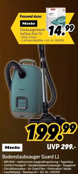 MEDIMAX Miele staubsaugerbeutel hyclean pure tu Angebot