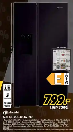 MEDIMAX Bauknecht side by side sbs iw e90 Angebot