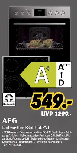 MEDIMAX Aeg einbau-herd-set h5epv1 Angebot