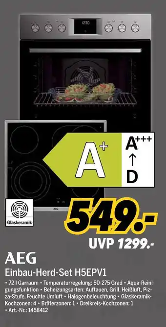 MEDIMAX Aeg einbau-herd-set h5epv1 Angebot