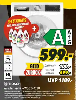 MEDIMAX Bosch waschmaschine wgg244190 Angebot
