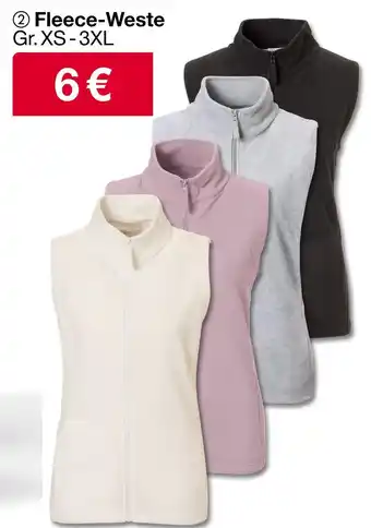 Woolworth Fleece-weste Angebot