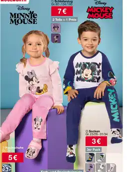 Woolworth Disney schlafanzug Angebot