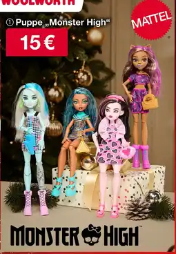 Woolworth Mattel puppe „monster high“ Angebot