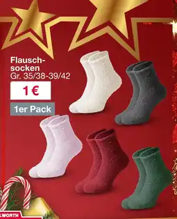 Woolworth Flauschsocken Angebot