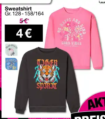Woolworth Sweatshirt tiger spirit Angebot