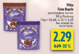 diska Milka Feine Kugeln Angebot