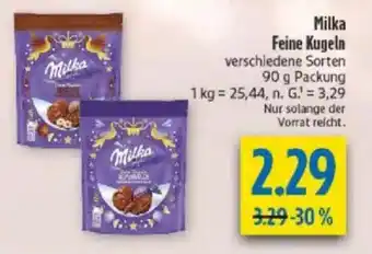 diska Milka Feine Kugeln Angebot