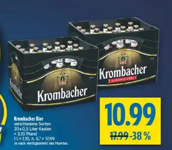 diska Krombacher Bier Angebot