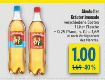 diska Almdudler Kräuterlimonade Angebot