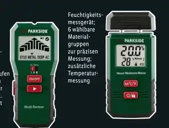 Lidl Parkside Multifunktionsdetektor PMSHM 2 A3 Angebot