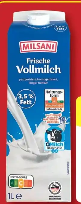 Aldi Nord Milsani Frische Vollmilch Angebot