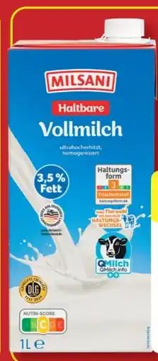 Aldi Nord Milsani Haltbare Vollmilch Angebot