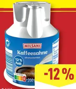 Aldi Nord Milsani Kaffeesahne Angebot
