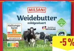 Aldi Nord Milsani Weidebutter Angebot