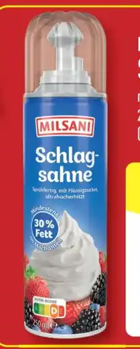 Aldi Nord Milsani Sprühfertige Schlagsahne Angebot