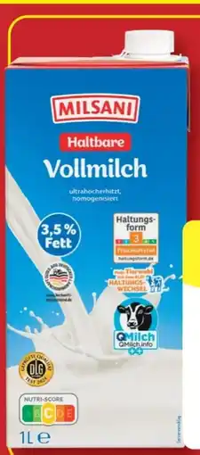 Aldi Nord Milsani Haltbare Vollmilch Angebot