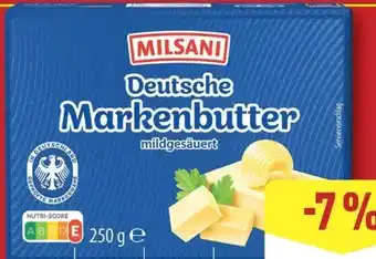 Aldi Nord Milsani Deutsche Markenbutter Angebot