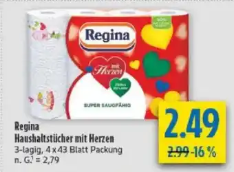 diska Regina Haushaltstücher mit Herzen Angebot