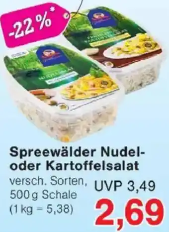 Jawoll Spreewälder Nudel- oder Kartoffelsalat Angebot