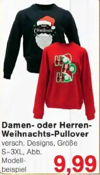 Jawoll Damen oder Herren Weihnachts-Pullover Angebot