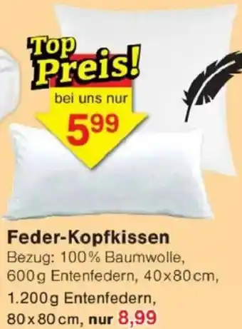 Jawoll Feder-Kopfkissen Angebot