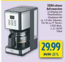 diska EDEKA zuhause Kaffeemaschine Angebot