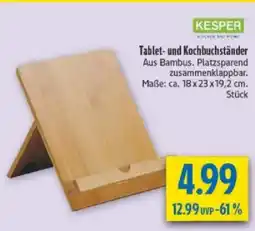 diska KESPER Tablet- und Kochbuchständer Angebot