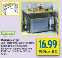 diska KESPER Mikrowellenregal Angebot