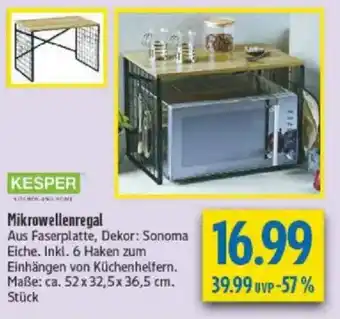 diska KESPER Mikrowellenregal Angebot