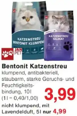 Jawoll JAN PET Bentonit Katzenstreu Angebot