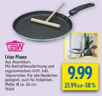 diska GSW Crêpe-Pfanne ca. 26 cm. Angebot