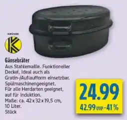 diska KRUGER Gänsebräter Angebot
