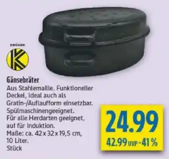 diska KRUGER Gänsebräter Angebot