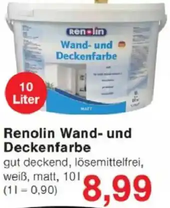 Jawoll Renolin Wand- und Deckenfarbe Angebot