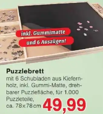 Jawoll Puzzlebrett Angebot