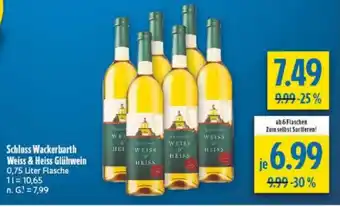 diska Schloss Wackerbarth Weiss & Heiss Glühwein Angebot