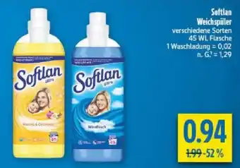 diska Softlan Weichspüler Angebot