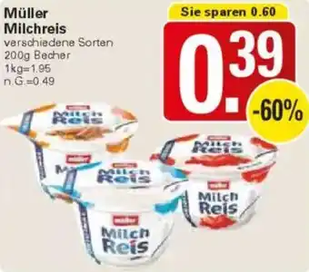 WEZ Müller Milchreis Angebot