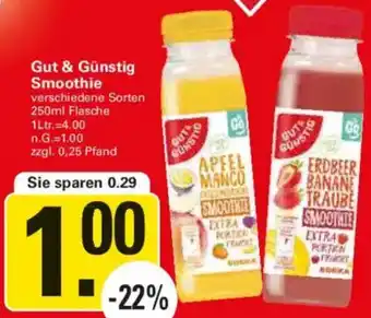WEZ Gut & Günstig Smoothie Angebot