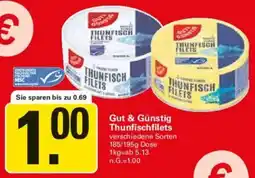 WEZ Gut & Günstig Thunfischfilets Angebot