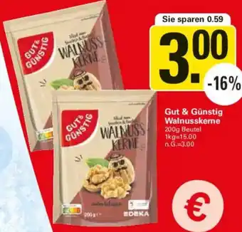 WEZ Gut & Günstig Walnusskerne Angebot