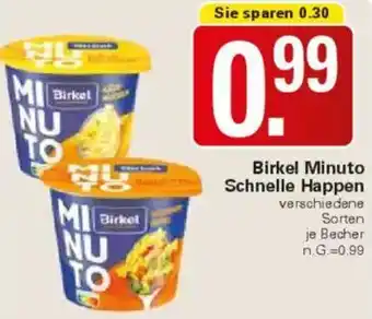 WEZ Birkel Minuto Schnelle Happen Angebot
