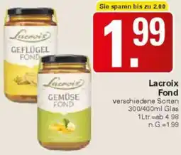 WEZ Lacroix Fond Angebot