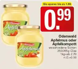 WEZ Odenwald Apfelmus oder Apfelkompott Angebot