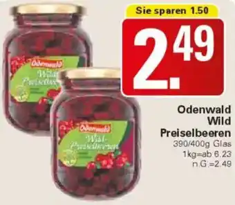 WEZ Odenwald Wild Preiselbeeren Angebot