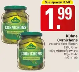 WEZ Kühne Cornichons Angebot